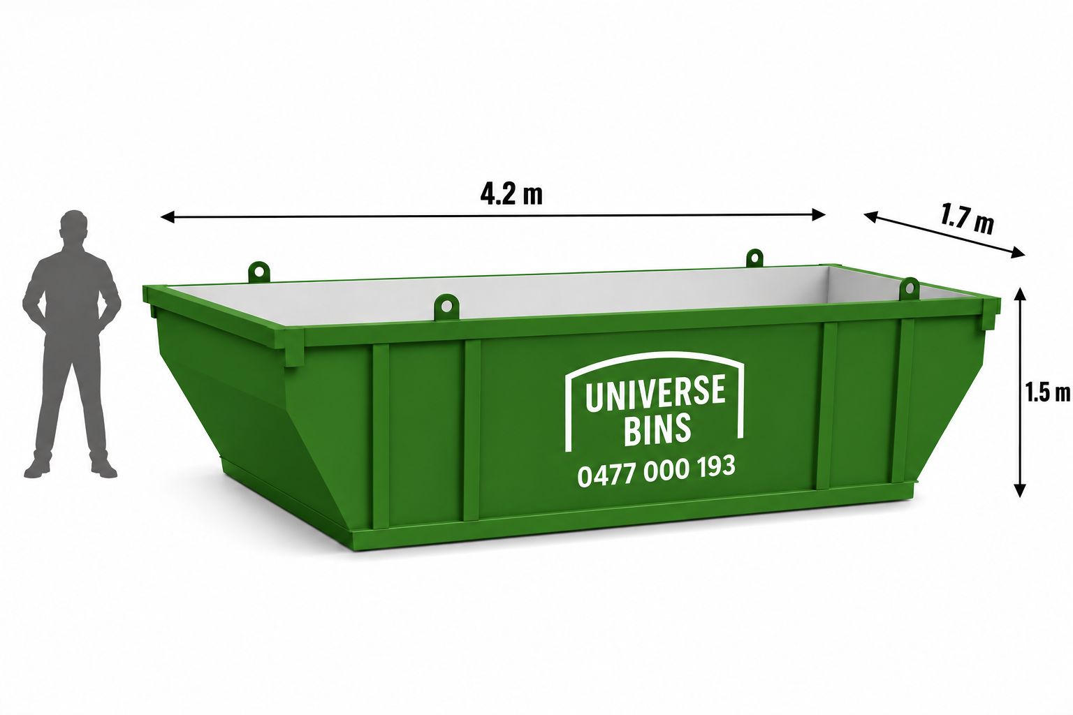 10m³ Skip Bins